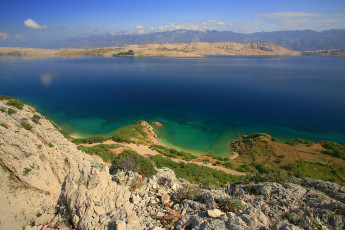 Картинка природа побережье море берег горы дорога