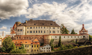 Картинка города дворцы замки крепости замок здания деревья