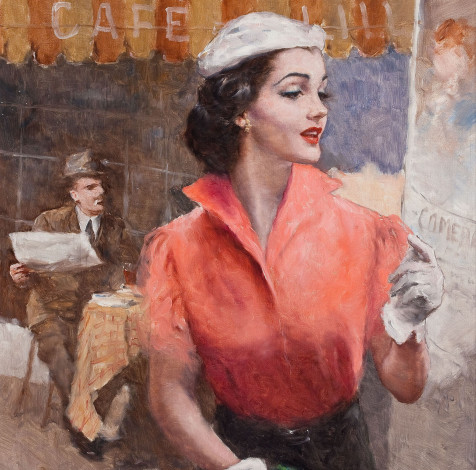 Обои картинки фото pal, fried, рисованные, девушка