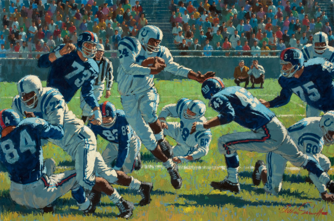 Обои картинки фото arthur, saron, sarnoff, рисованные, регби, спорт