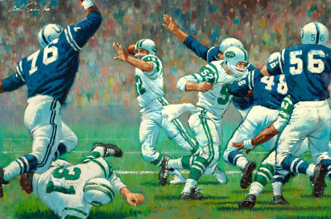 Обои картинки фото arthur, saron, sarnoff, рисованные, спорт, регби