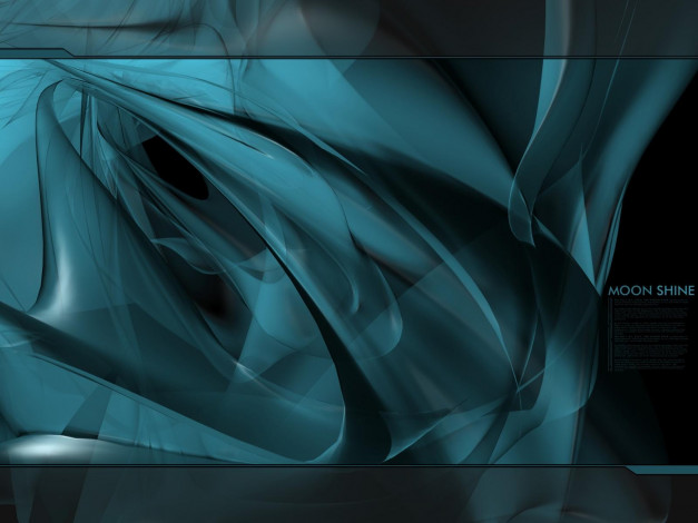 Обои картинки фото moon, shine, 3д, графика, abstract, абстракции, абстракция