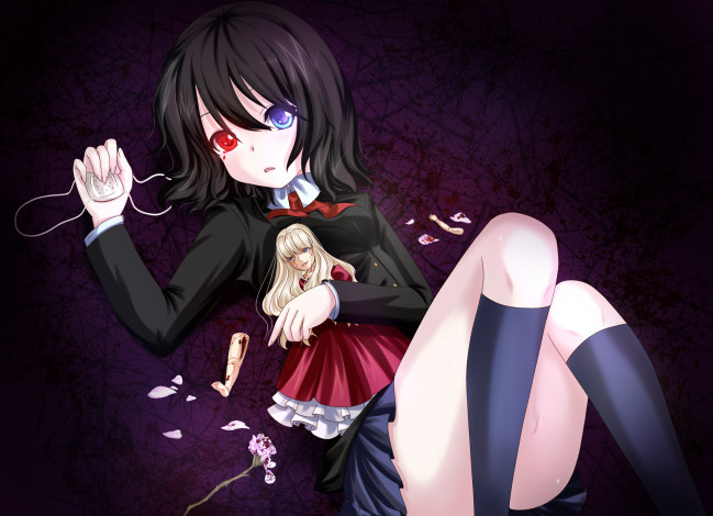 Обои картинки фото аниме, another, misaki, mei