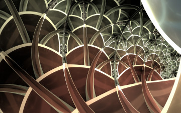 Картинка 3д+графика fractal+ фракталы цвета узор фон