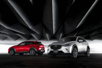 Картинка автомобили mazda красный 2015г cx-3 jp-spec