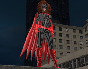 Картинка 3д+графика фантазия+ fantasy взгляд фон супермен девушка