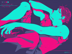 Картинка аниме haikyuu арт волейбол парень