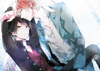 Картинка аниме durarara шизуо изая арт парни