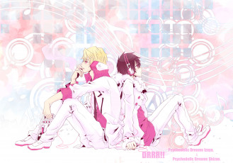 Картинка аниме durarara парни изая орихара шизуо хейваджима