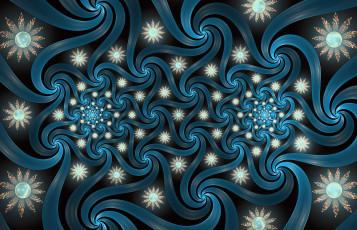 Картинка 3д+графика фракталы+ fractal фон узор цвета