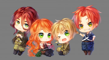 Картинка аниме hetalia +axis+powers фон малыши