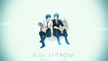 Картинка аниме ao+no+exorcist юкио рин парни