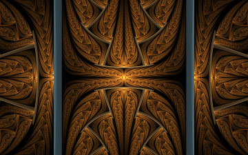 Картинка 3д+графика фракталы+ fractal цвета узор фон