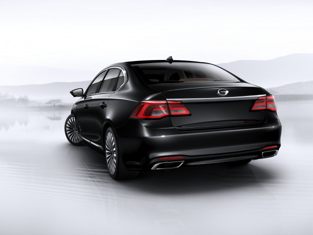 Обои картинки фото автомобили, gac, темный, 2015г, ga8, trumpchi