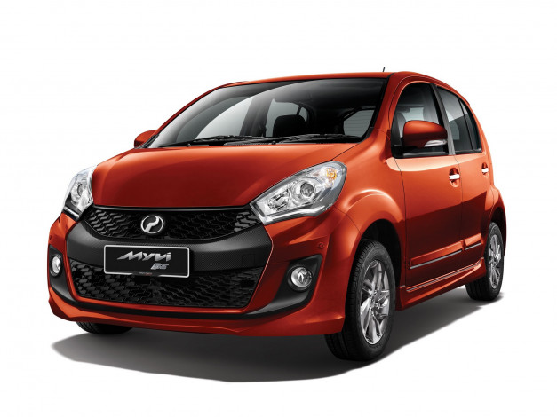 Обои картинки фото автомобили, perodua, 2015г, myvi, se