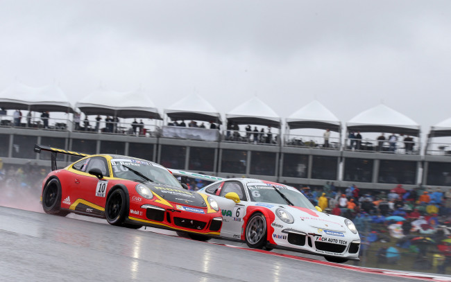 Обои картинки фото спорт, автоспорт, 2, porsche