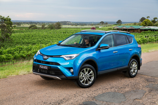 Обои картинки фото автомобили, toyota, au-spec, rav4, 2015г