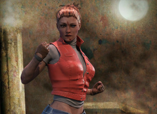 Картинка 3д+графика люди+ people девушка взгляд фон