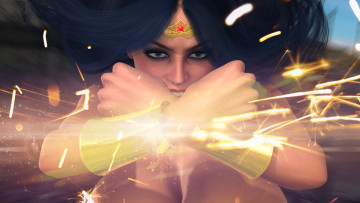 Картинка 3д+графика фантазия+ fantasy девушка взгляд фон