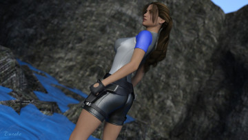 Картинка 3д+графика люди+ people фон взгляд девушка