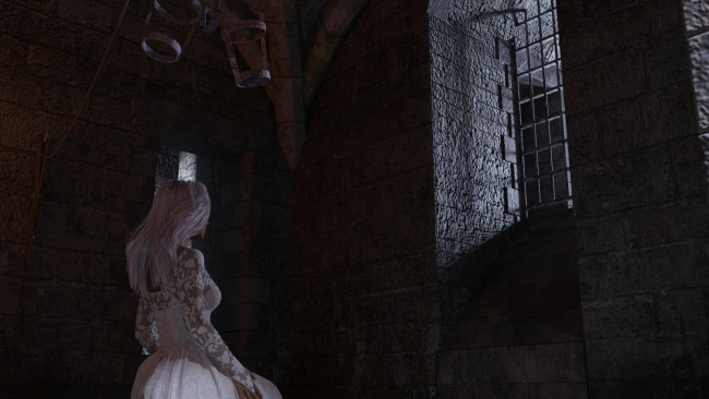 Обои картинки фото 3д графика, люди , people, девушка, взгляд, фон