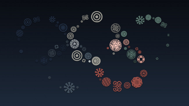 Обои картинки фото векторная графика, графика , graphics, абстракция, текстура, синий, круги