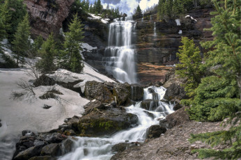 Картинка природа водопады простор