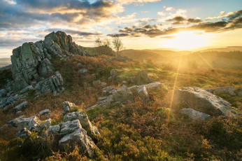 Картинка природа восходы закаты простор