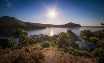 Картинка природа восходы закаты простор