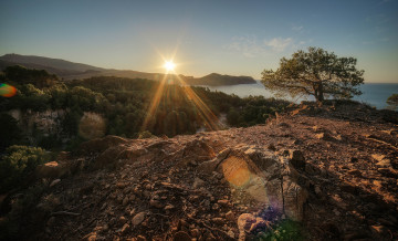 Картинка природа восходы закаты простор