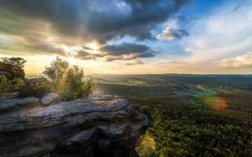 Картинка природа восходы закаты простор