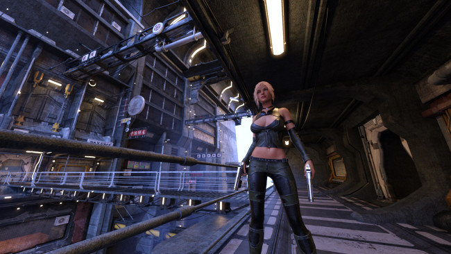 Обои картинки фото 3д графика, фантазия , fantasy, девушка, фон, взгляд