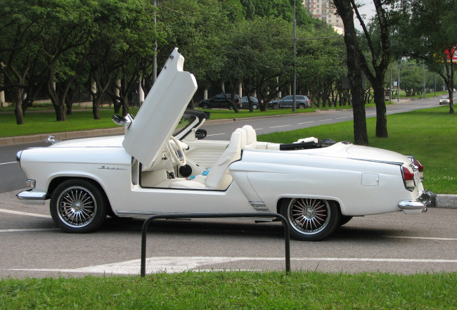 Обои картинки фото gaz 21 volga cabrio, автомобили, выставки и уличные фото, cabrio, белая, volga, 21, gaz