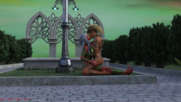 Картинка 3д+графика эльфы+ elves фон взгляд эльфийки