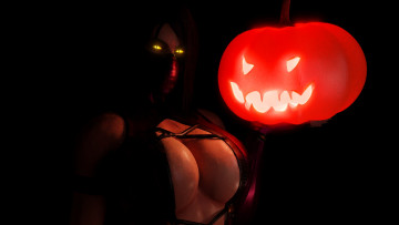 Картинка 3д+графика праздники+ holidays фон взгляд девушка