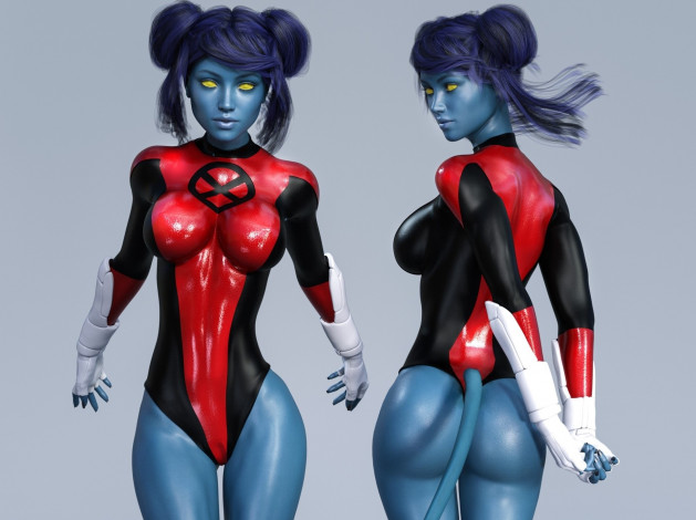 Обои картинки фото 3д графика, существа , creatures, фон, взгляд, девушка