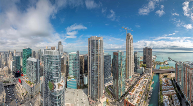 Обои картинки фото chicago, города, Чикаго , сша, простор