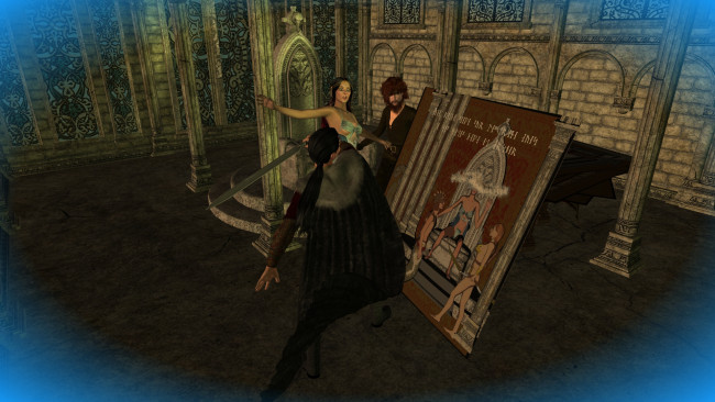 Обои картинки фото 3д графика, фантазия , fantasy, фон, взгляд, девушка