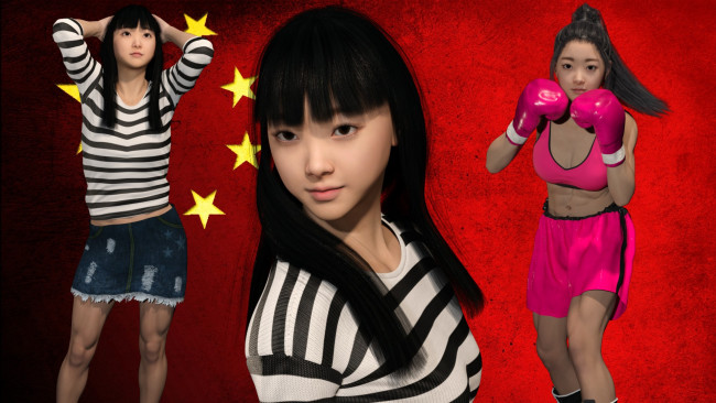 Обои картинки фото 3д графика, спорт , sport, фон, взгляд, девушка