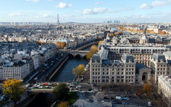 Обои картинки фото города, париж , франция, панорама