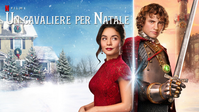 Обои картинки фото the knight before christmas , 2019, кино фильмы, the knight before christmas, рыцарь, перед, рождеством, постер, фэнтези, джош, уайтхаус, ванесса, энн, хадженс, мелодрама