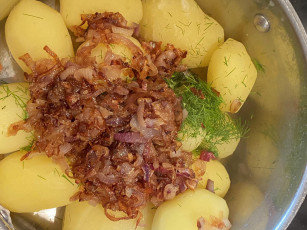 Картинка еда картофель отварной укроп