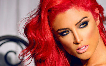 Картинка eva+marie девушки natalie+eva-marie+ natalie+marie+coyle +eva+marie eva marie портрет лицо девушка модель рестлинг красноволосая рыжеволосая красотка красавица флирт стройная фигура сексуальная секси поза взгляд макияж