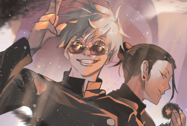 Обои картинки фото аниме, jujutsu kaisen, магическая, битва