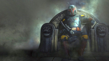 Картинка the+book+of+boba+fett++ сериал+2021+–+ рисованное кино +мультфильмы книга бобы фетта фантастика боевик temuera morrison сериал постер первый сезон