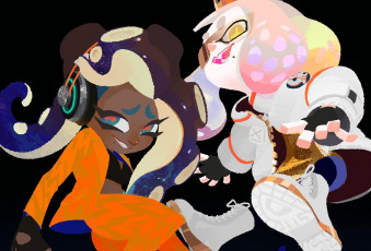 Картинка видео+игры splatoon+3 девочки