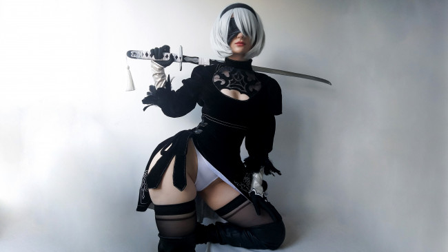 Обои картинки фото девушки, anna ko-fi, automata, nier, anna, ko-fi