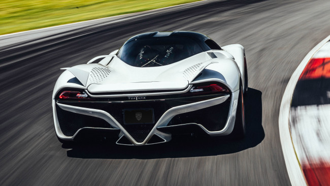 Обои картинки фото ssc tuatara, автомобили, -unsort, белый, дорога, трасса, повороты