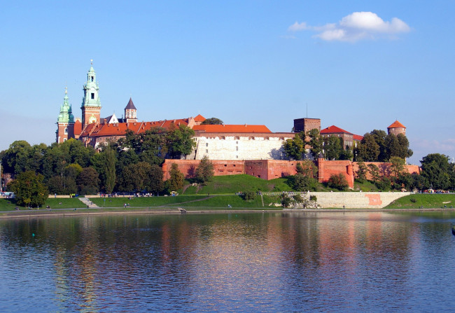 Обои картинки фото wawel castle, города, краков , польша, wawel, castle