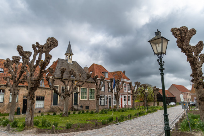 Обои картинки фото города, - улицы,  площади,  набережные, улица, дома, деревья, фонарь